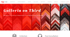 Desktop Screenshot of galleriaonthird.com